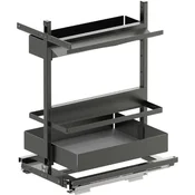 VS SUB Larder Flex set podpultnega izvleka Essentio Cook, ŠK 400 mm, lava, siva