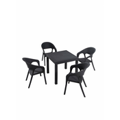 Atelier Del Sofa Set vrtne mize in stolov (5 kosov)