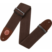 Levys MSSC4-BRN Signature Series 3 Heavy-weight Cotton Bass Strap Brown