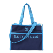 U.S. POLO ASSN. Nakupovalna torba Halifax, modra