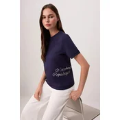Trendyol Milla Ženska majica TWOSS26TS00273, Tamnoplava