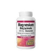 Natural Factors – Magnezijev bisglicinat 200 mg, 250 kapsul