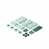 MODU Dreamer set modularnih kock - Ocean Mint/Forest Green - Modu - 0 m+