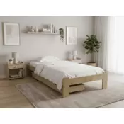 Ljubki dom Postelja ADA 80 x 200 cm bor Posteljno dno: Brez posteljnega dna, Vzmetnica: Vzmetnica Coco Maxi 19 cm