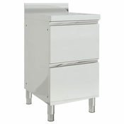 Komercijalni kuhinjski ormaric s 2 ladice 50x60x96 cm