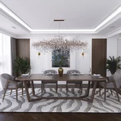 Casa Padrino Luxury Dining Table Dark Brown 200 cm - Luxury Dining Room Furniture