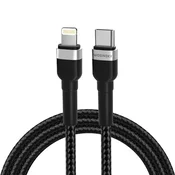 Wozinsky WNBCL2 kabel Lightning na USB-C PD 30W, 2m, črn