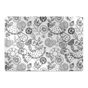 Decormat Podloga za pisalni stol Fruit 140x100 cm 2 cm