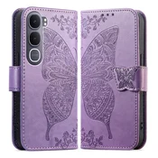 GS Ovitek za Vivo Y31 5G/Y21D 4G, metulj, vijoličen