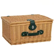 Homestar Piknik košara za 2 osebi 40x30x20 cm rjava