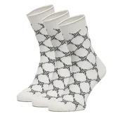 Dolge nogavice Nine West CEO_BR_NW_Silver_01_Z_AW25 (3 PACK) Črna