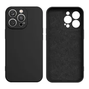HURTEL Silikonska torbica za Samsung Galaxy A15 - črna