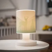 Elobra LED baterijska stolna lampa Scandi Forest, zelena, 21 cm, plastika - rasadnik - menta zelena, bijela