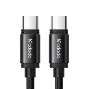 Polnilni in podatkovni 240W USB-C v USB-C kabel Mcdodo CA-3680 - 480Mbps - 1.2m - black