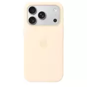 iPhone 17 Pro Silicone Case with MagSafe – Vanilla