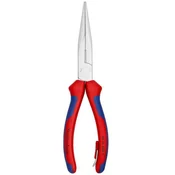 Knipex hromirana klešta špic prava sa bocnim secenjem 200mm - sa dodatkom za kacenje (26 15 200 T)