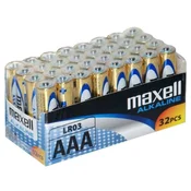 Maxell Maxell alkalna baterija alkaline lr03 aaa folija karton set 32 komada (8 paketa po 4 komada)