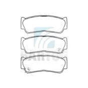 Ploščice zavorne textar 2448801/24488 16.2 05