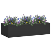 Uredska posuda za cvijece antracit 90 x 40 x 23 cm celicna