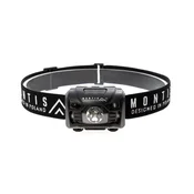 Montis Akumulatorska naglavna svetilka MT001 z LED, črna
