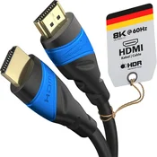 slomart KabelDirekt 8K & 4K HDMI kabel 2m - Flexcore