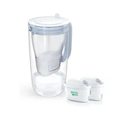 Brita filter vrč Glass+ z 2 MaxtraPro PP vložkoma (modra; 2.5 L)
