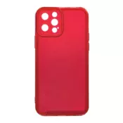Maska Clear color za iPhone 12 Pro crvena.