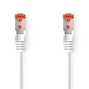 Nedis Omrežni kabel CAT6 | RJ45 Moški | RJ45 Moški | S/FTP | 10,0 m | Okrogla | LSZH | Bela | Oznaka