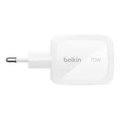 Belkin Belkin BoostCharge Pro 70W GaN polnilnik z 3 priključki
