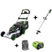 Baterijska kosilnica EGO Power+ LM2135E-SP - KIT in kosa na nitko ST1300E-S - Baterijski - več kot 50 cm - Plastično ohišje - Mulčenje
