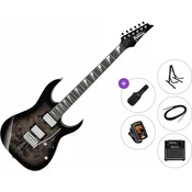 Ibanez GRG220PA1-BKB Premium SET Transparent Brown Black Sunburst Elektricna gitara