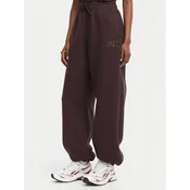 Reebok Spodnji del trenirke Iza RK25687CCW Temno rjava Regular Fit