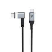 iSTYLE Magnetic Braided Data Cable USB-C to USB-C - gray