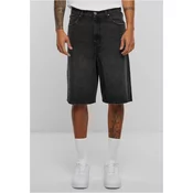 Mens 90s Heavy Denim Shorts - Black