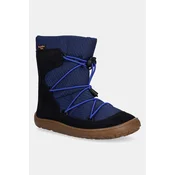 Otroški zimski škornji Froddo BAREFOOT TEX TRACK WOOL mornarsko modra barva, G3160251