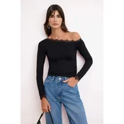 Trendyol Milla Ženska bluza, Crna