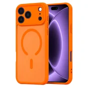 Hibridni ovitek HaloFrost II MagSafe za iPhone 17 Pro/18 Pro - orange