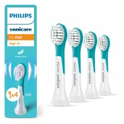 Philips Sonicare For Kids 3+ HX6034/90 zamjenske glave cetkice za zube, 4 komada