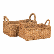 Košare v kompletu 2 ks iz morske trave 32x23x13 cm Morella – House Nordic