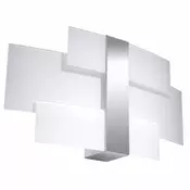Casa Padrino LED Wall Light Silver/White 42 cm - LED Wall Lights