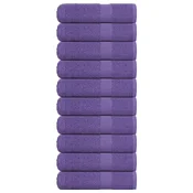 Vidaxl Kopalne brisače FROGN 10 kosov vijolične 100x150 cm 360 g/m2