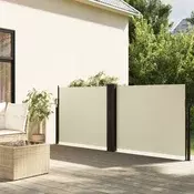 Uvlaciva bocna tenda 140 x 600 cm krem