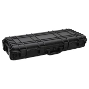 vidaXL Kovčeg s kotačima crni 96 x 42 x 16 cm od PP-a