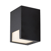 RABALUX Cernon Spoljna zidna lampa, IP44, GU10, 7W, Crna