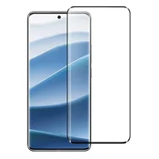 Zaščitno kaljeno steklo 3D z okvirjem za Xiaomi Redmi Note 15 – črno
