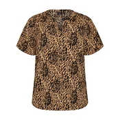 Zizzi Bluza Caanni  rjava / črna