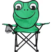 HOMESTYLING Otroški zložljivi stol Žaba KO-LF1000010frog