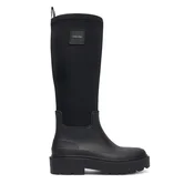 Gumijasti škornji Calvin Klein Rainboot High Rubber Neo HW0HW03180 Črna