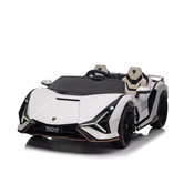 Licenciran avto na akumulator Lamborghini SIAN 4x100W - dvosed - bel