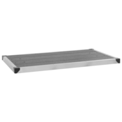 vidaXL Podstavek za zunanji tuš WPC nerjaveče jeklo 110x62 cm siv